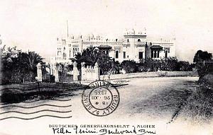 ALGER - BOULEVARD BRU - VILLA SESINI - CONSULAT ALLEMAGNE - 1935